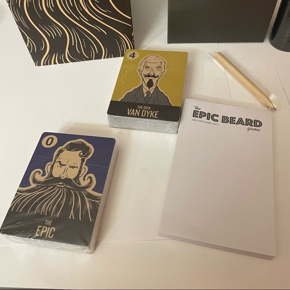 The NWT Epic Beard Game, Cards, Chips, Beards, Bluffs - Picture 3 of 6